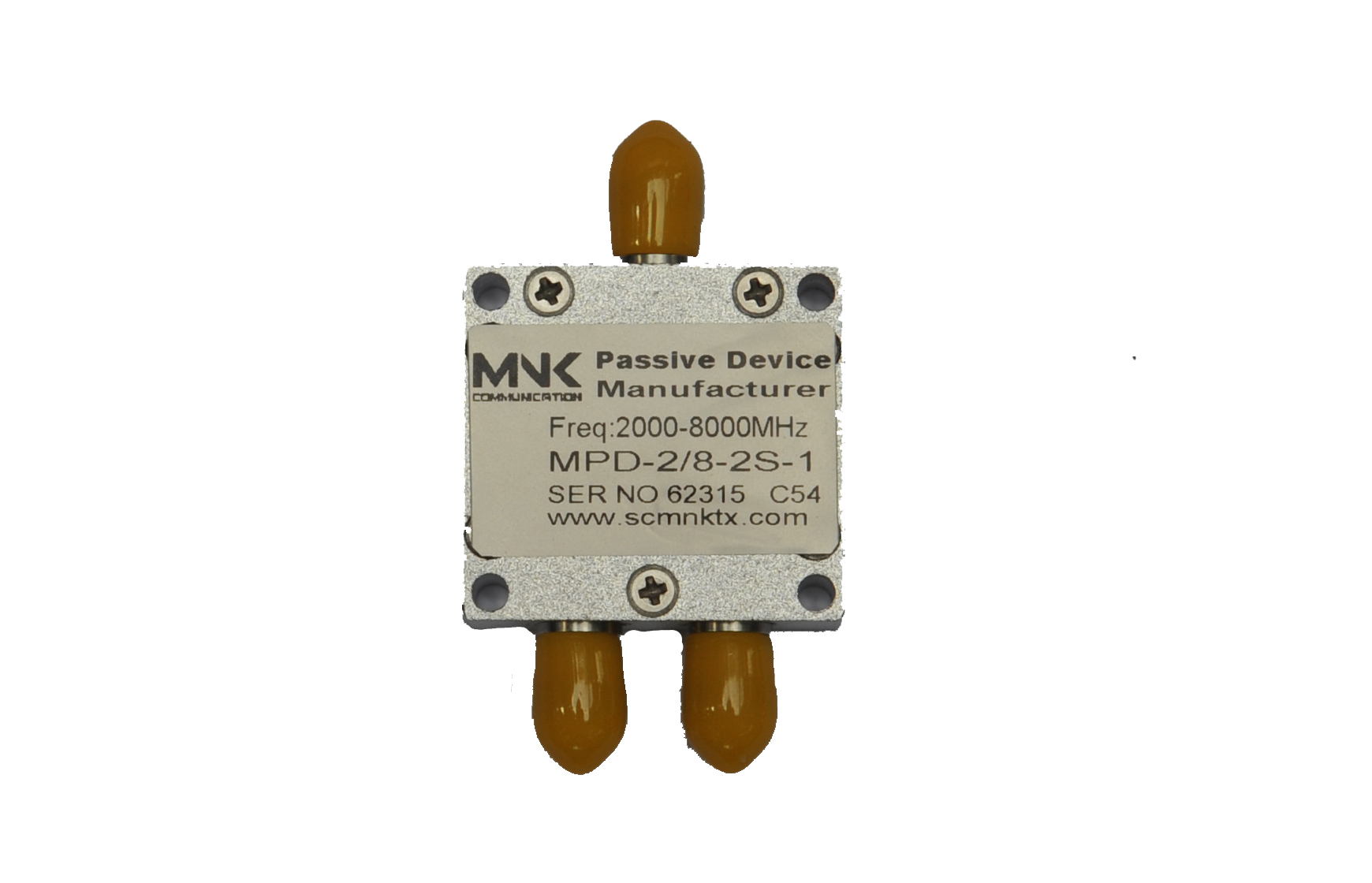 2 Way power divider 2000-8000MHz