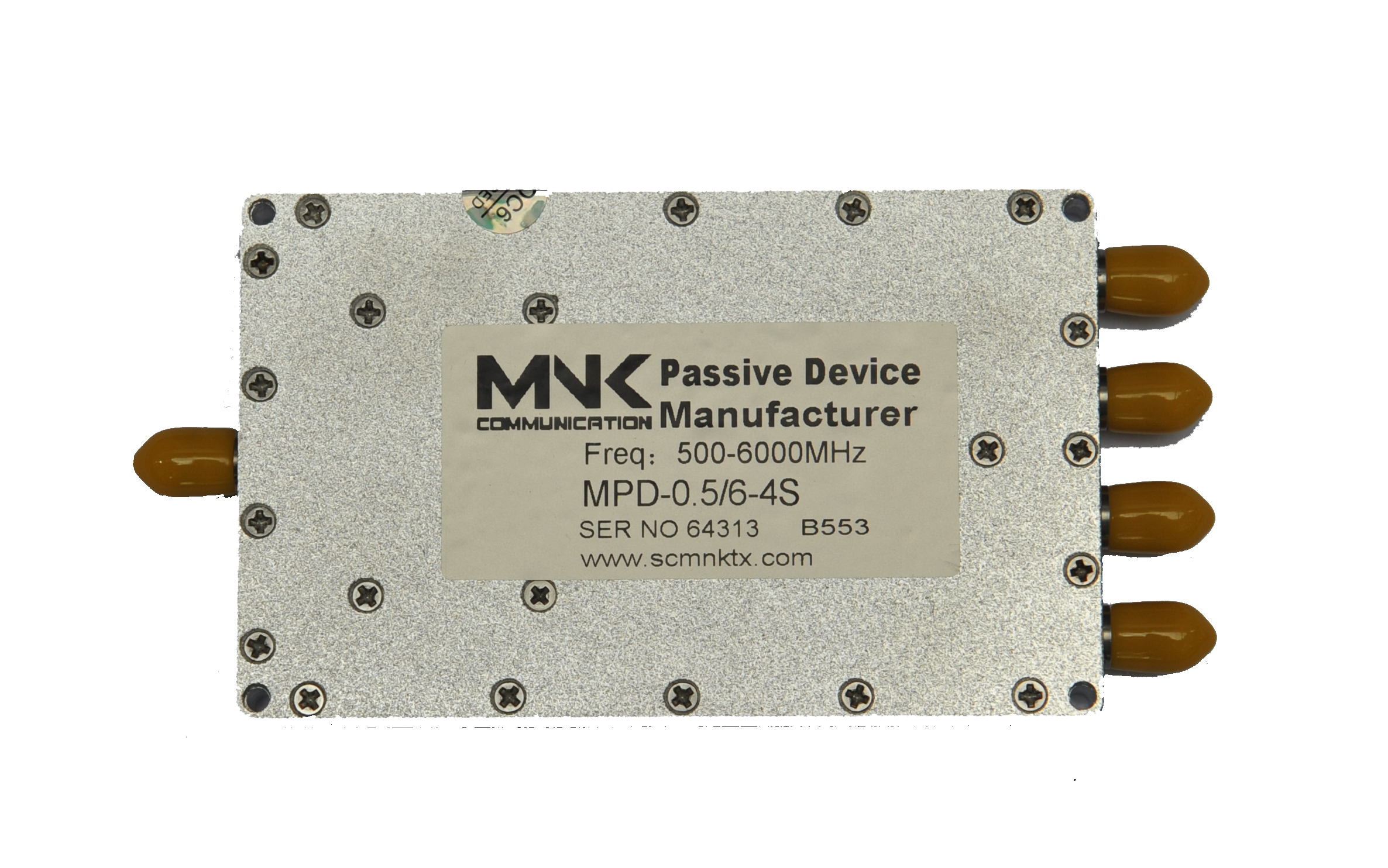 4 Way Power divider  500-6000MHz